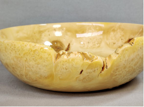 Handmade Wooden Candy Bowl / Maple Burl Wood